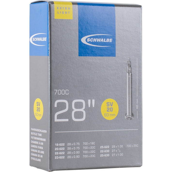 Schwalbe - SV20 Extra Light Schlauch 28' 80mm