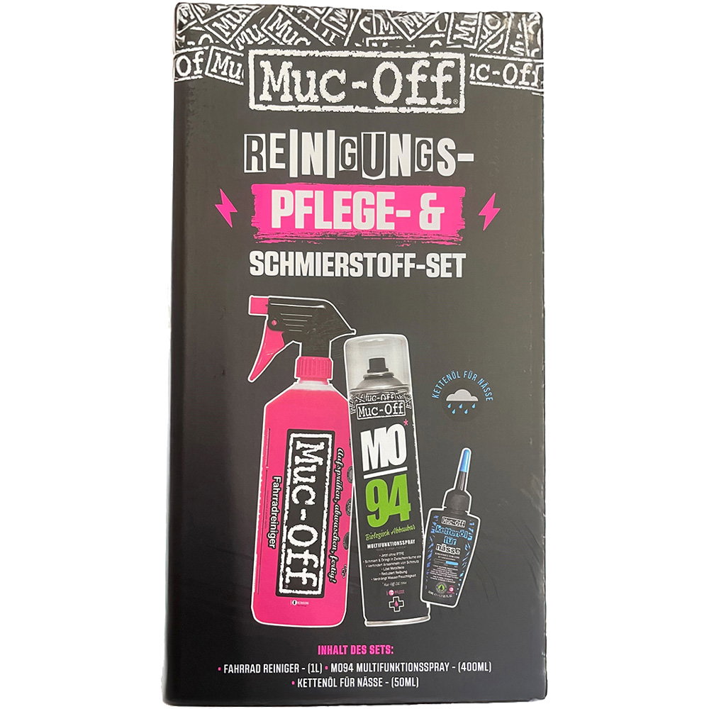 Muc - Off - Reinigungs Pflege & Schmierstoff Set (Nässe)