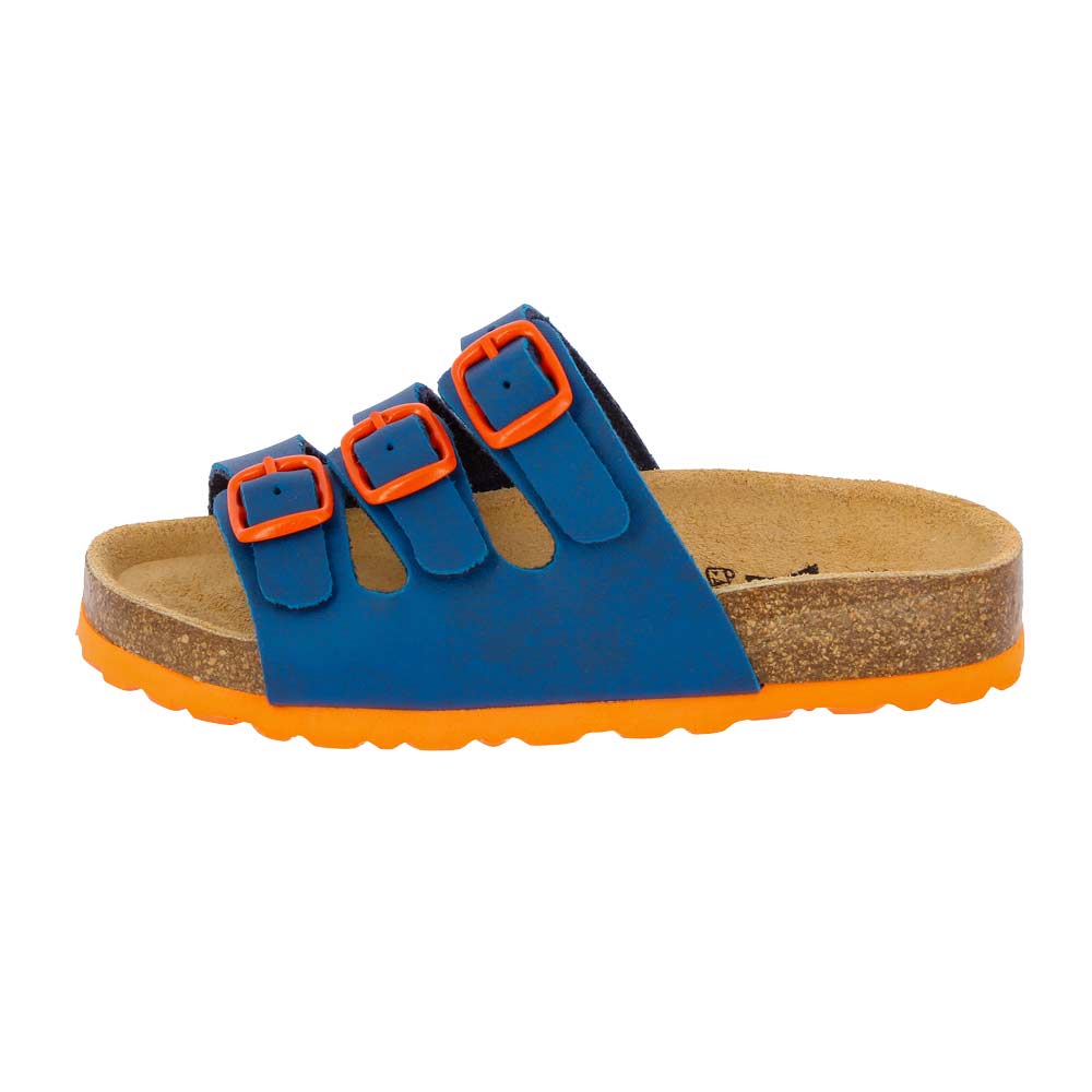 Lico - Bioline Hausschuhe Kinder marine orange