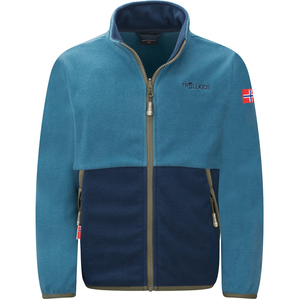 Trollkids - Storfjord Fleecejacke Kinder dark marine