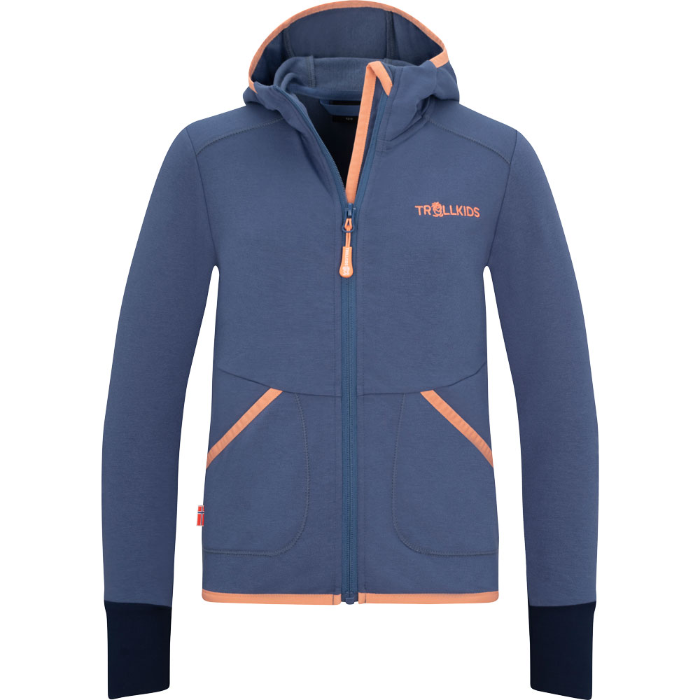 Trollkids - Saltfjord Fleecejacke Mädchen lotus blue