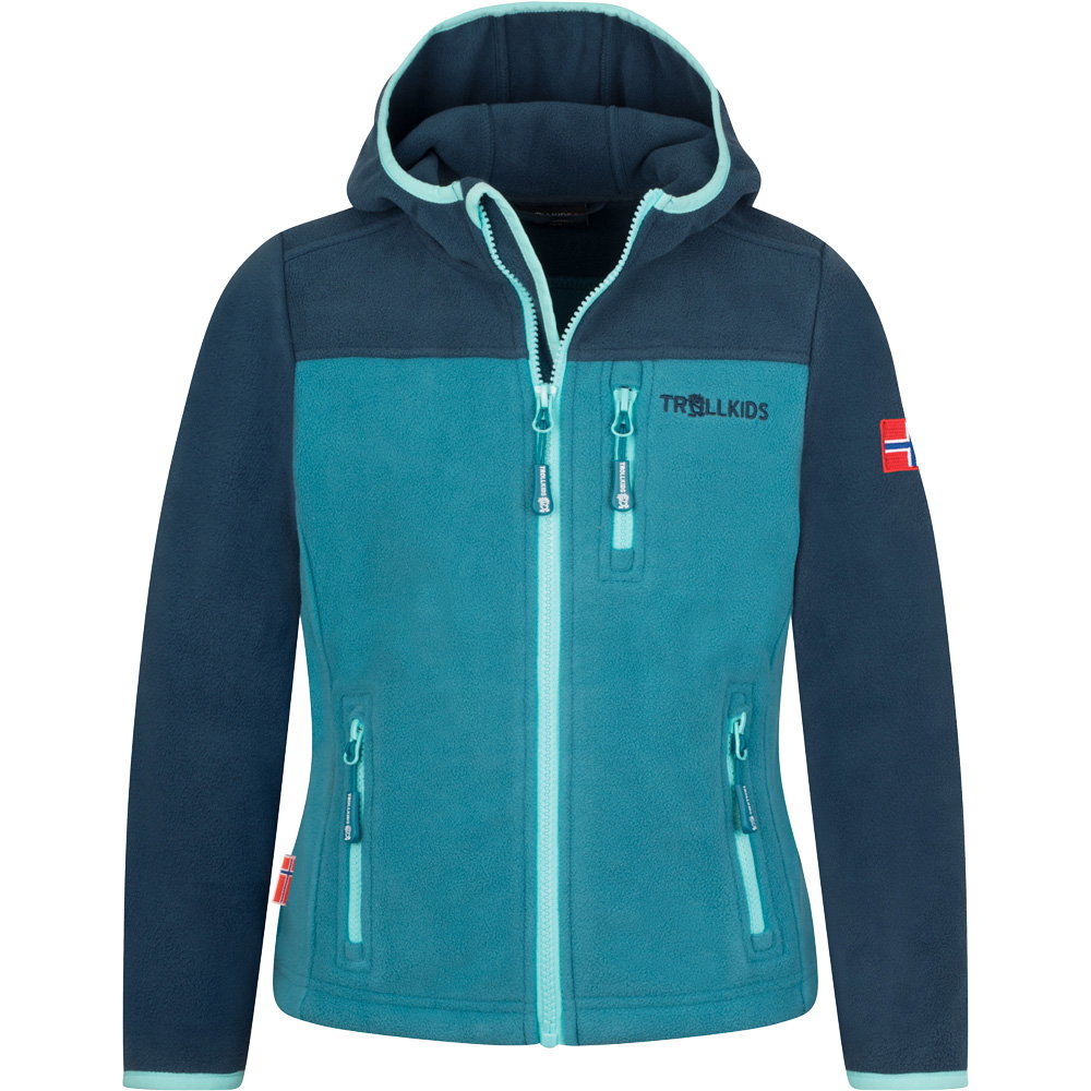 Trollkids - Stavanger Fleecejacke Kinder dark marine