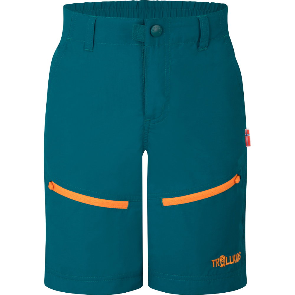 Trollkids - Seiland Shorts Kinder lagoon green