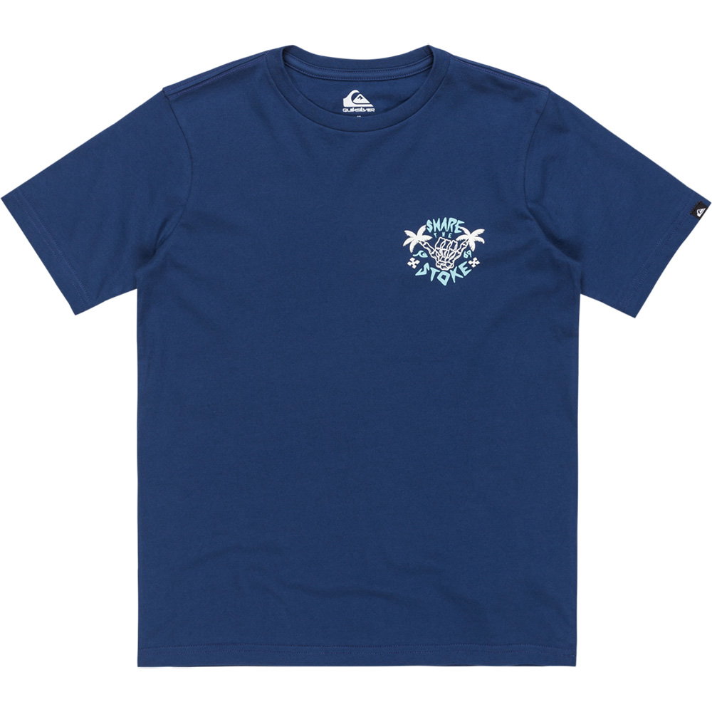 Quiksilver - EV Share The Stoke T-Shirt Jungen estate blue