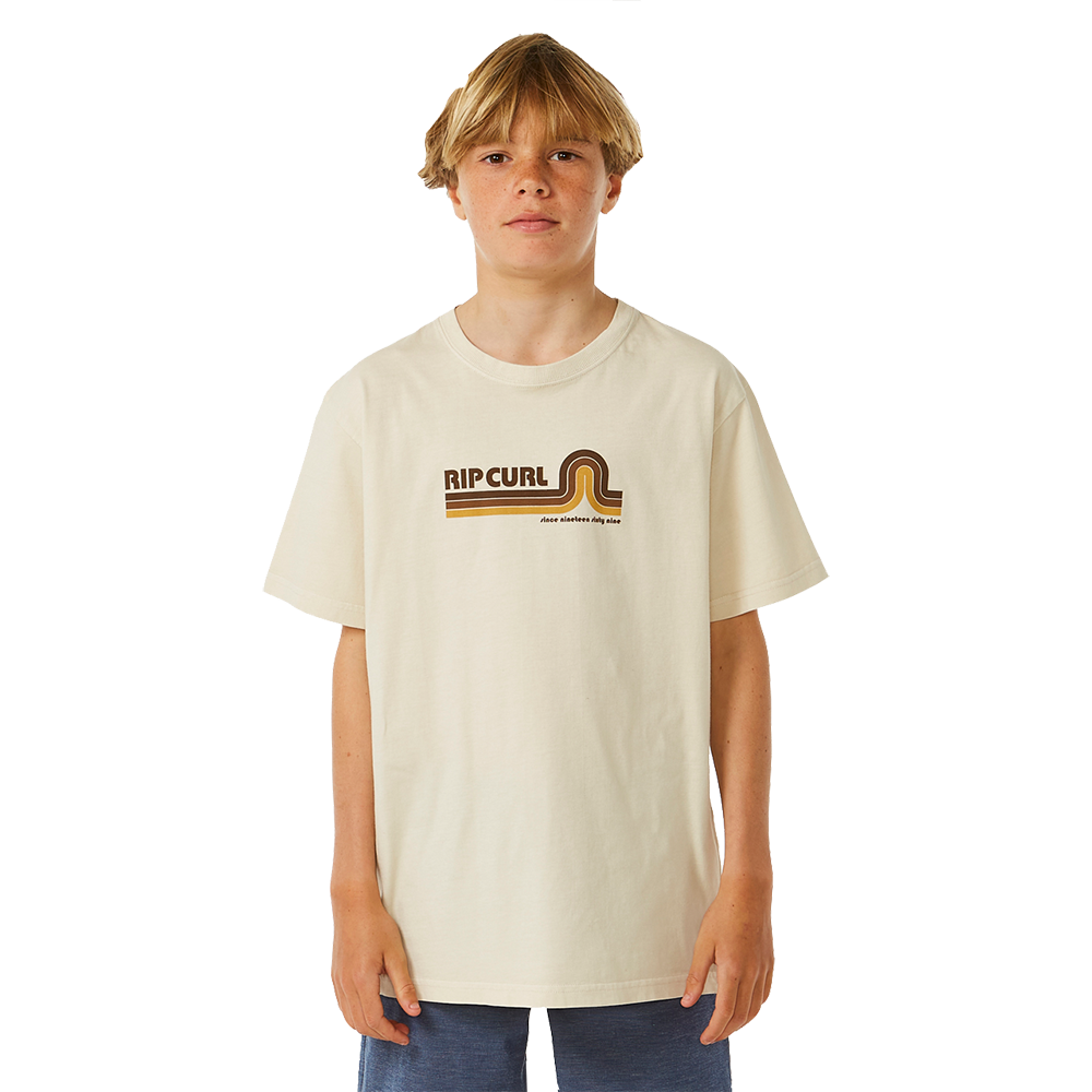 Rip Curl - Surf Revival Mumma T-Shirt Jungen vintage white