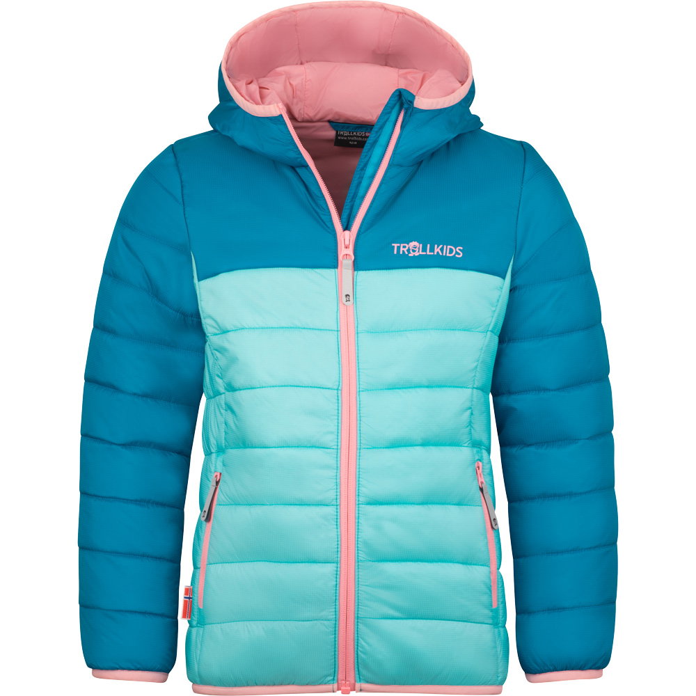 Trollkids - Eikefjord Isolationsjacke Kinder aqua haze