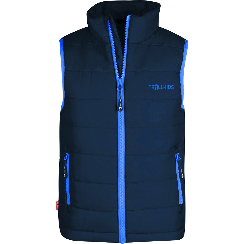Trollkids - Trondheim Weste Kinder navy medium blue