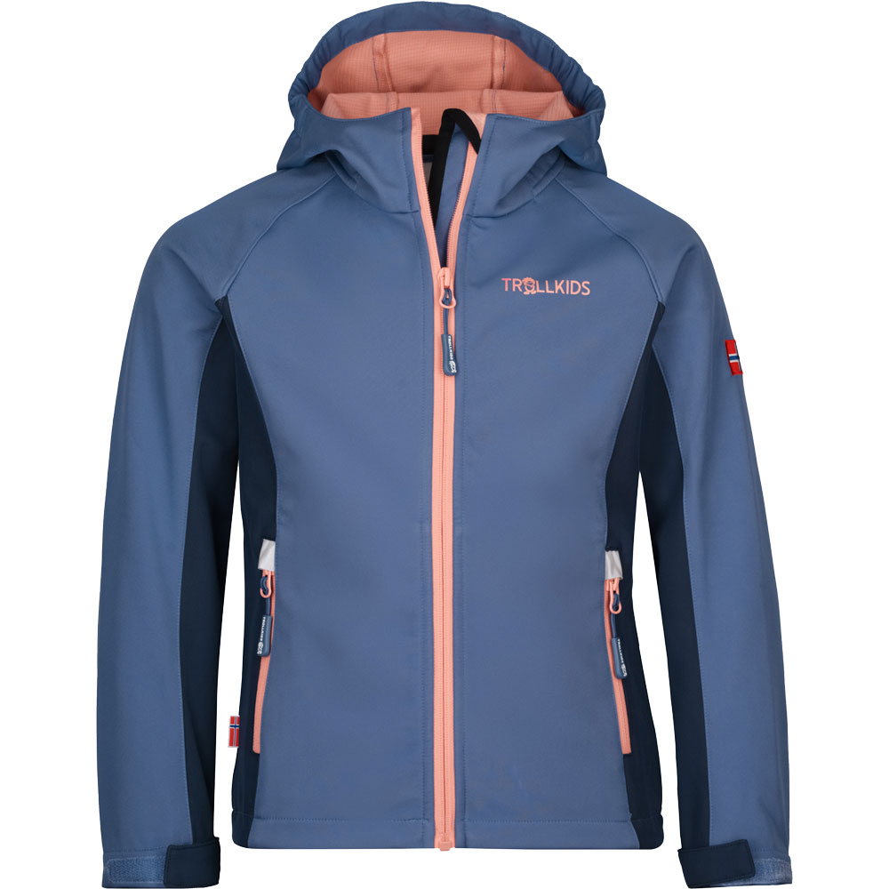 Trollkids - Kristiansand Softshelljacke Mädchen lotus blue