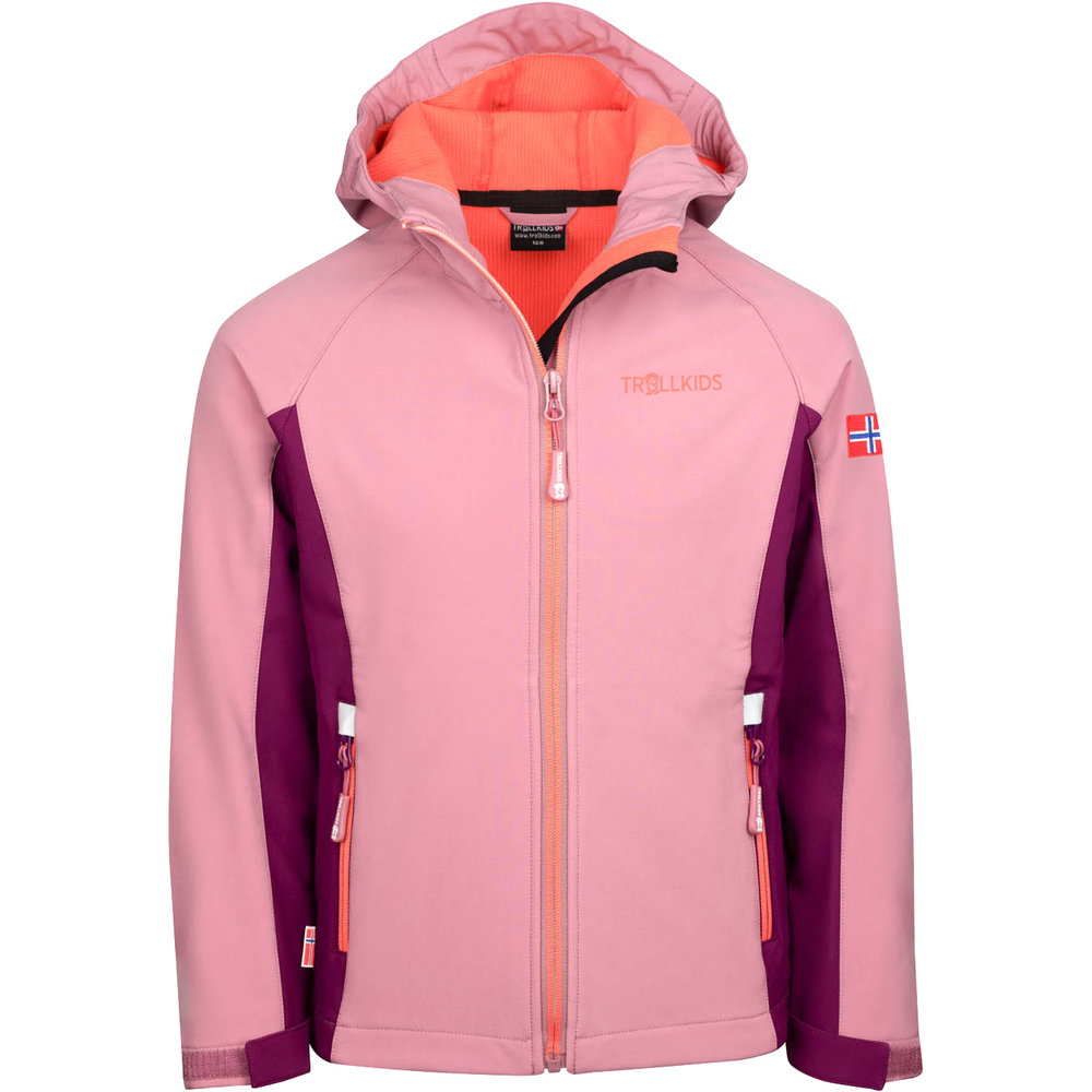 Trollkids - Kristiansand Softshelljacke Mädchen orchid