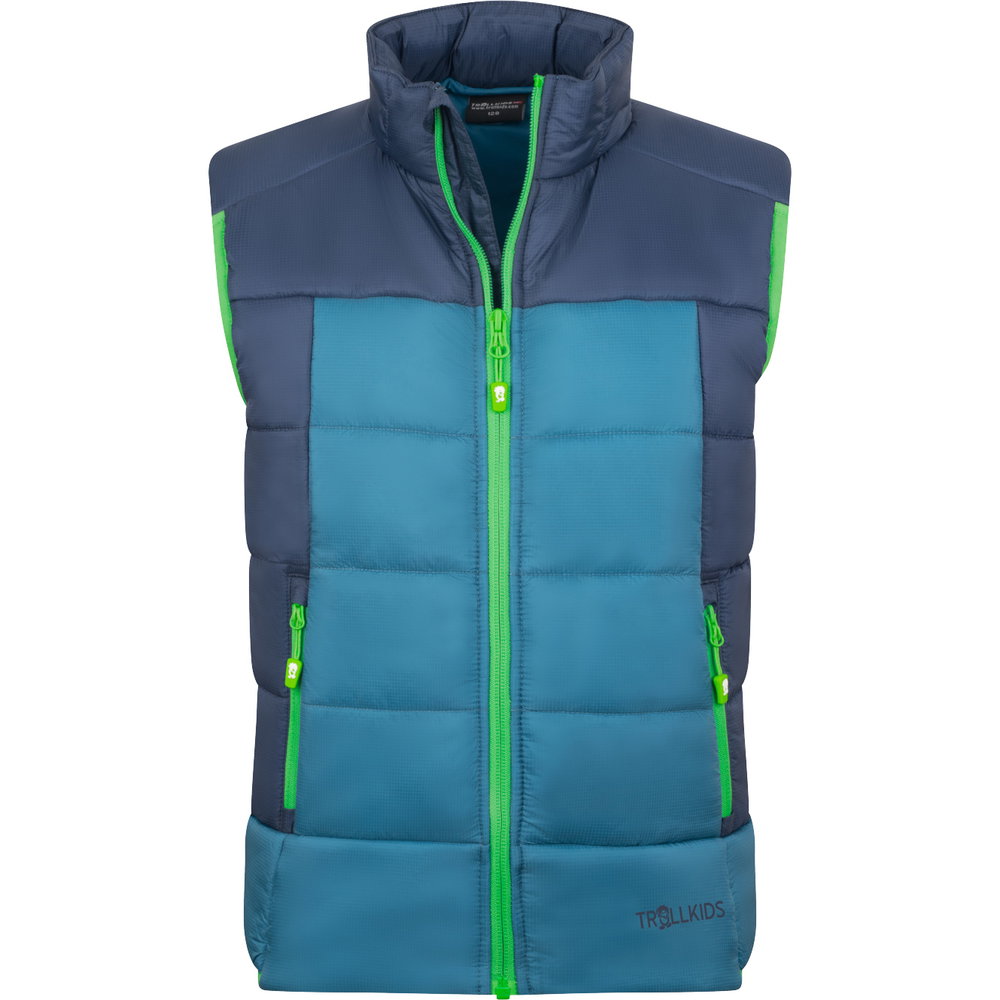Trollkids - Hardanger Weste Kinder mystic blue