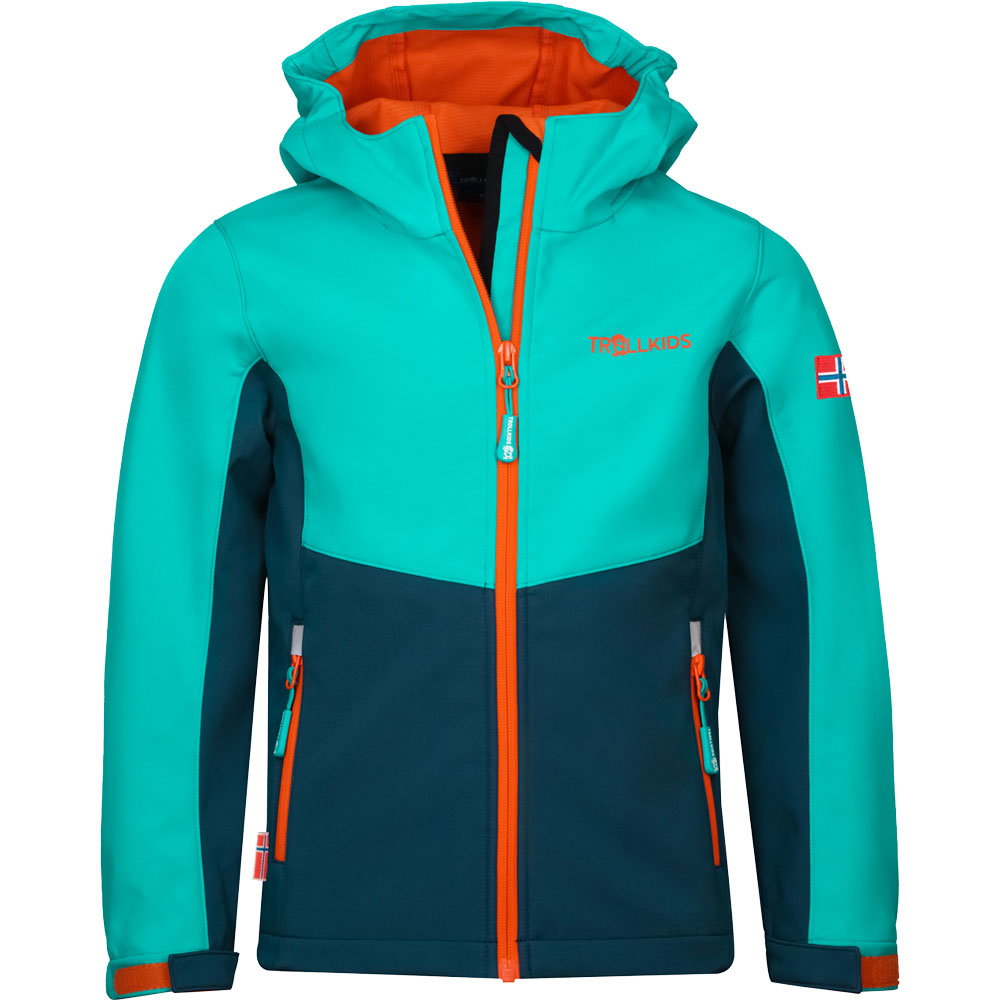 Trollkids - Kristiansand Softshelljacke Kinder lake blue