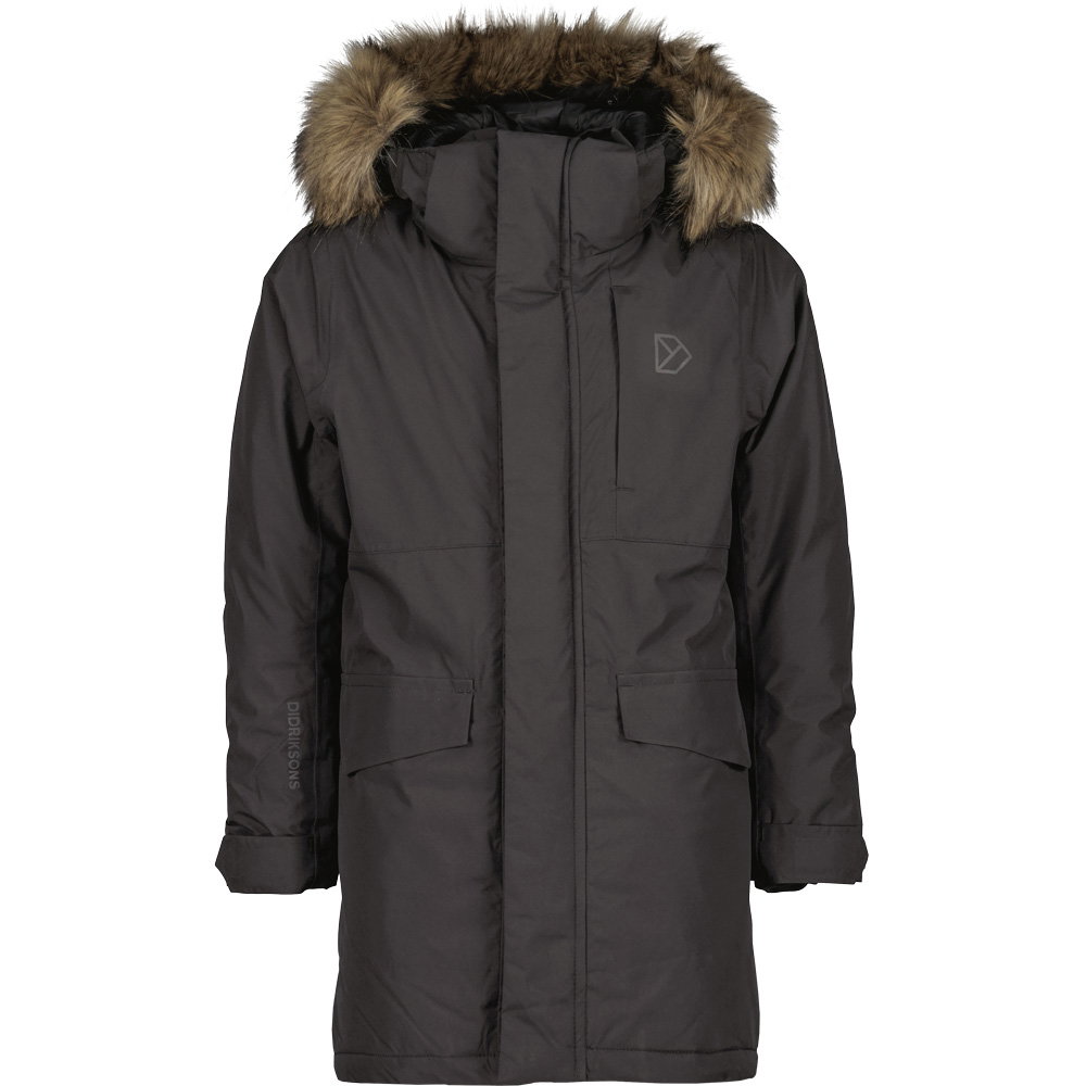 Didriksons - Pyrit Parka Kinder schwarz
