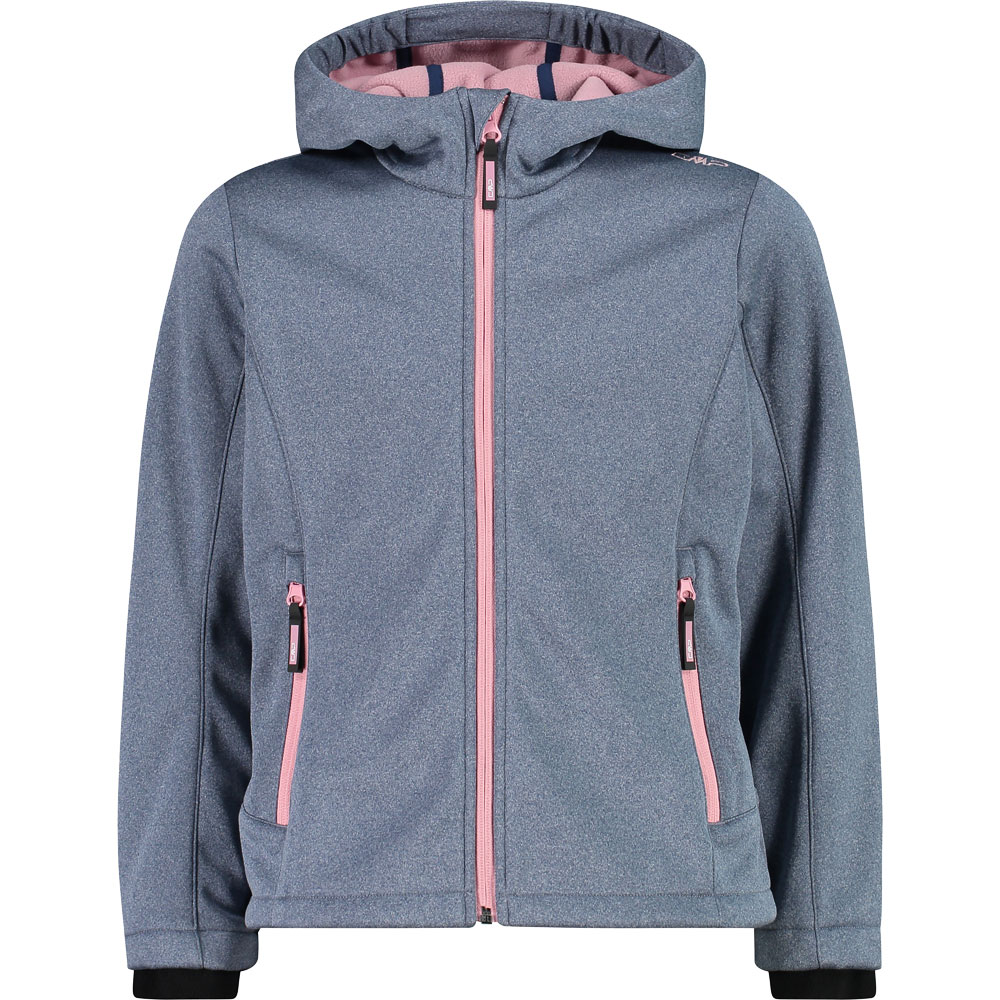 CMP - Fix Hood Softshelljacke Mädchen blue melange
