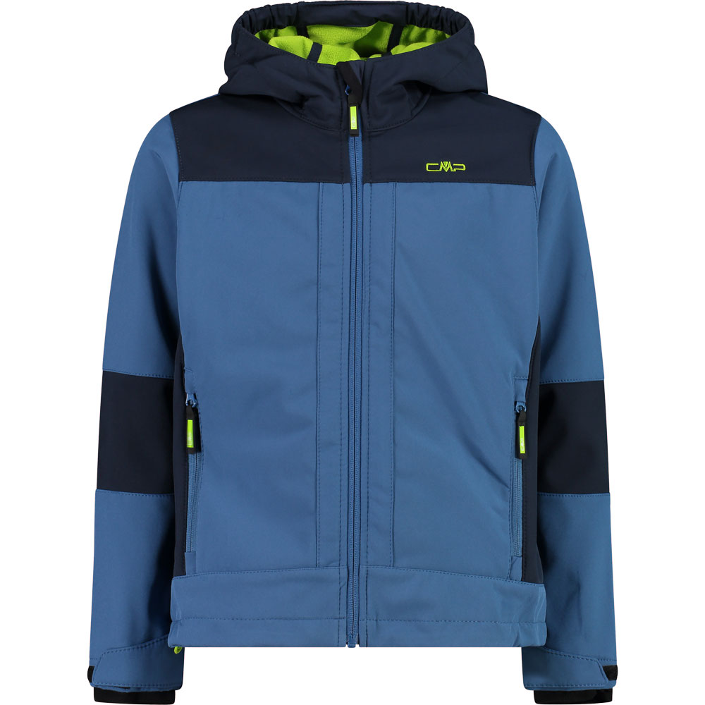 CMP - Fix Hood Softshelljacke Kinder dusty blue