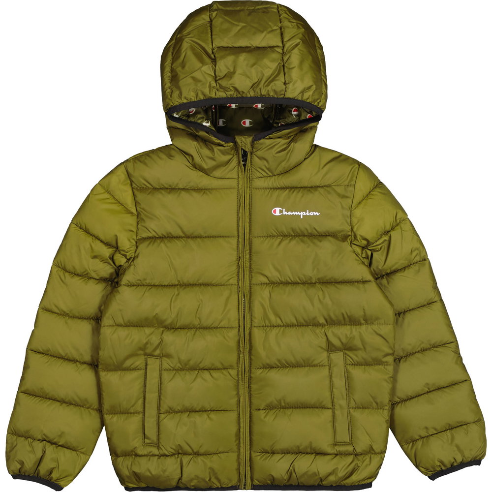 Champion - Hooded Jacke Kinder grün