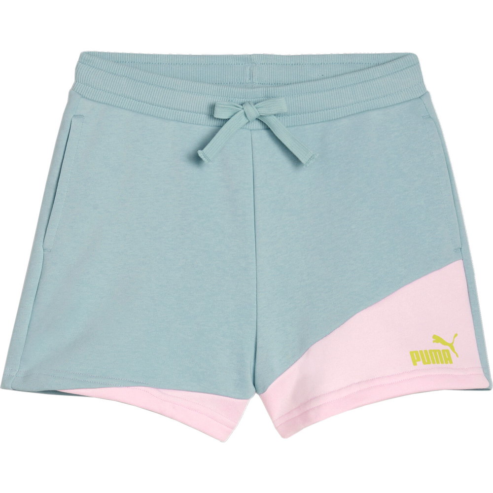 Puma - Power Colorblock Shorts Mädchen turquoise surf