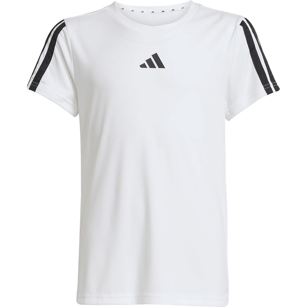 adidas - Training Essentials 3-Streifen T-Shirt Kinder weiß