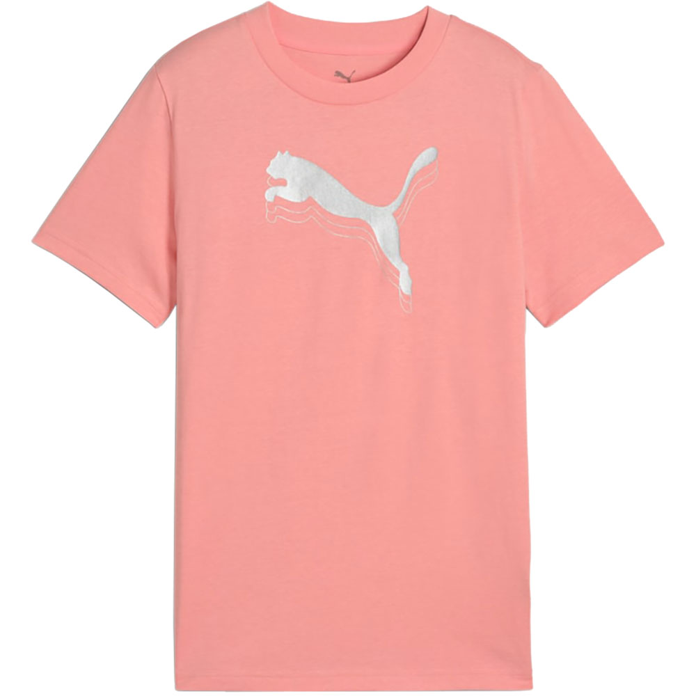 Puma - ESS Metallic Tee Mädchen pink fruit