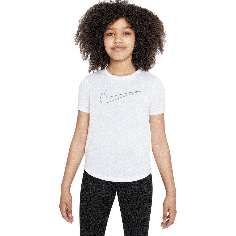 Nike - One T-Shirt Mädchen weiß