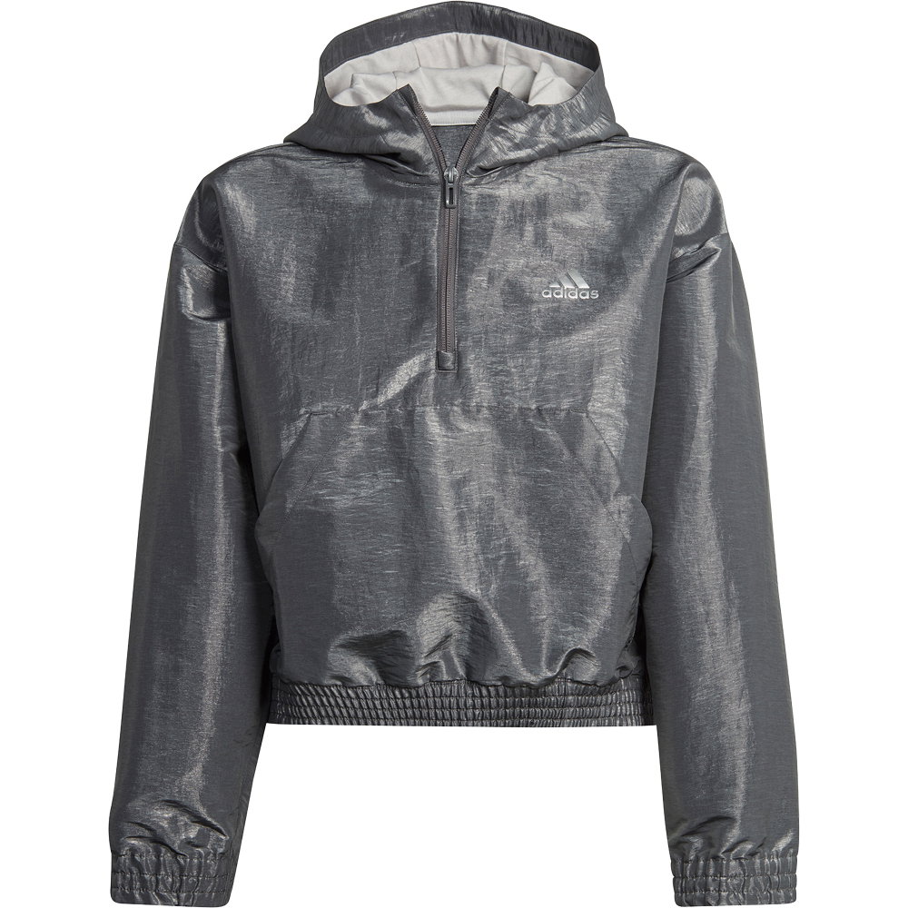 adidas - Dance Woven Half-Zip Kapuzenjacke Mädchen grey six