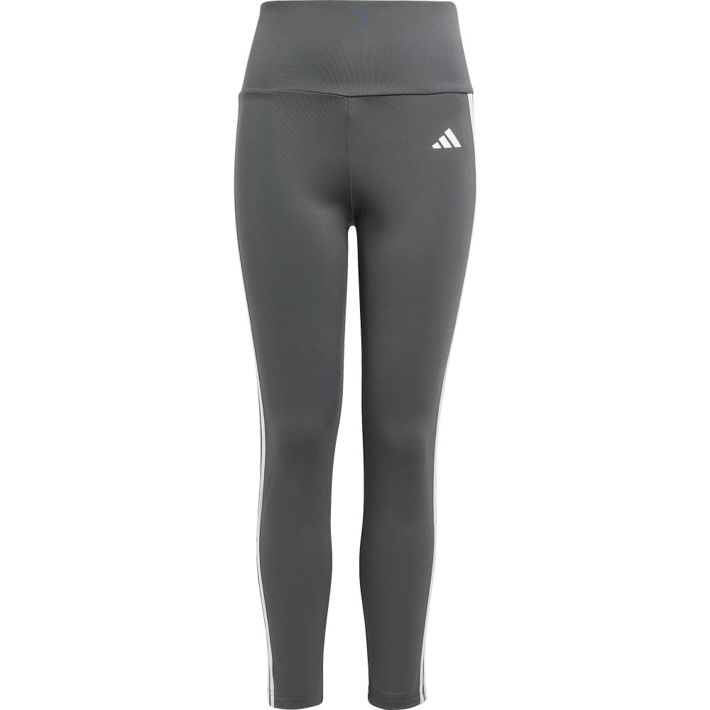 adidas - Essentials Aeroready 3-Streifen High-Waisted Leggings Mädchen grey six