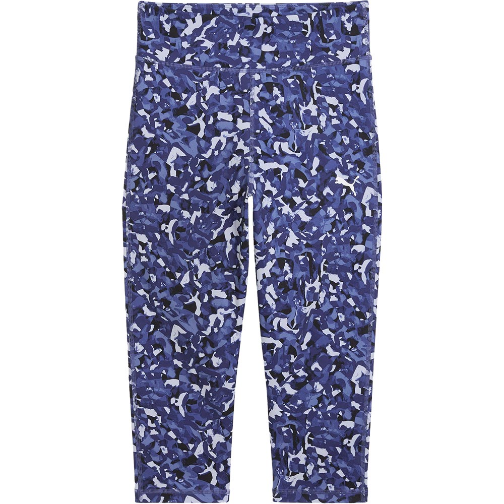Puma - TAD ESS AOP High Waist ¾ Leggins Kinder blue crystal