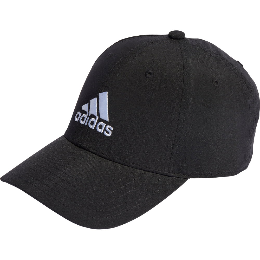 adidas - Embroidered Logo Lightweight Baseball Kappe Kinder schwarz