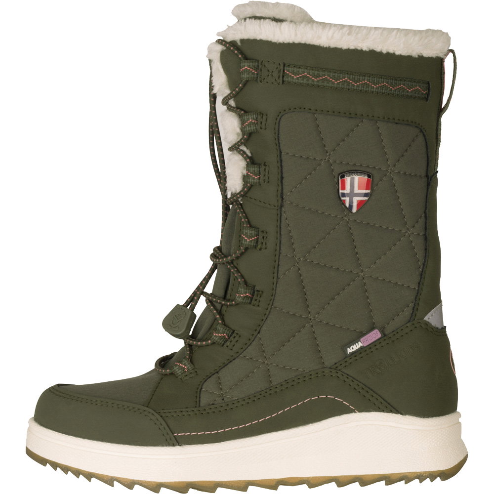 Trollkids - Arendal Pro Winterstiefel Mädchen dusky olive