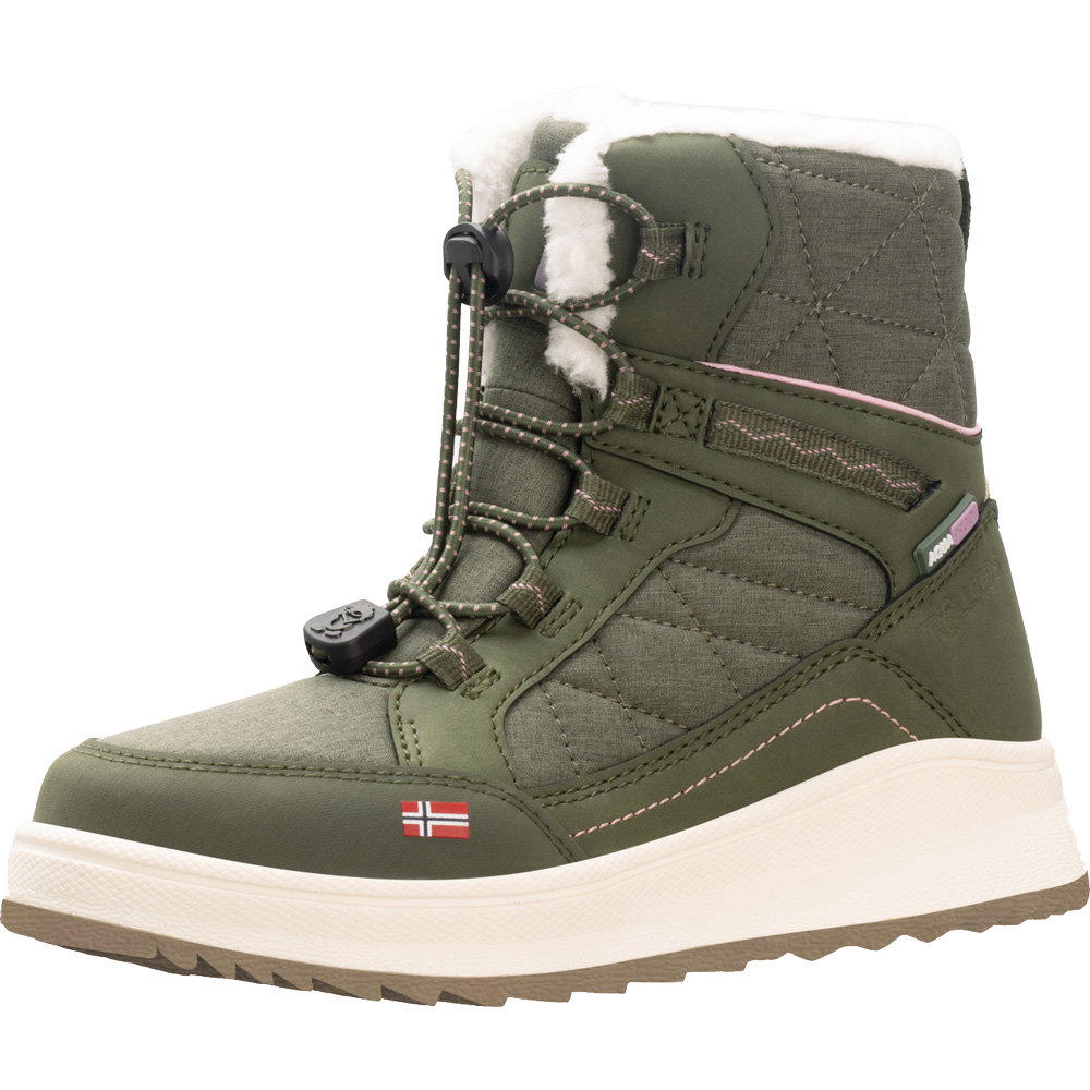 Trollkids - Arendal Winterstiefel Mädchen dusky olive