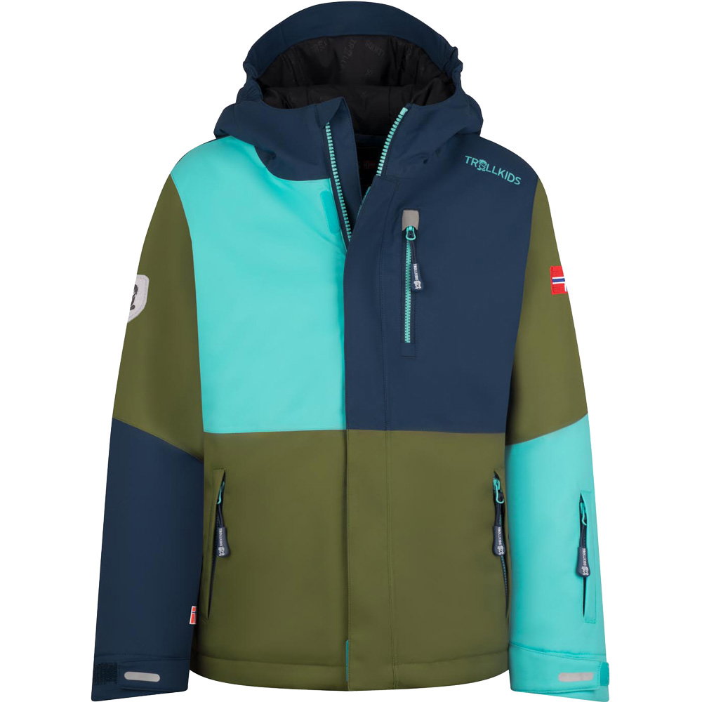 Trollkids - Hallingdal Schneejacke Kinder pine green
