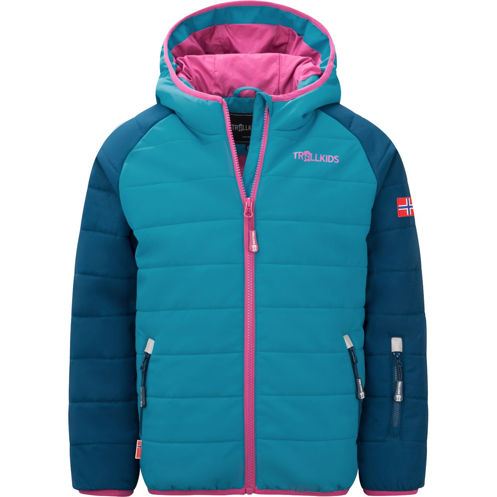 Trollkids - Hafjell Pro Skijacke Kinder dark turquoise