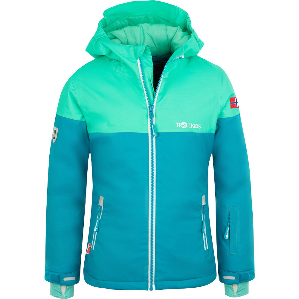 Trollkids - Hallingdal Skijacke Mädchen light petrol dark mint white