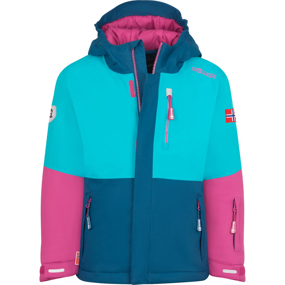Trollkids - Hallingdal Schneejacke Kinder bright berry