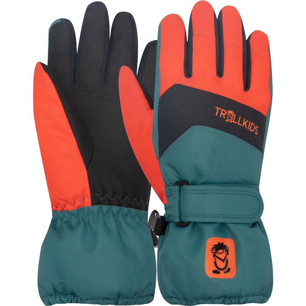 Trollkids - Rauland Fingerhandschuhe Kinder stormy blue