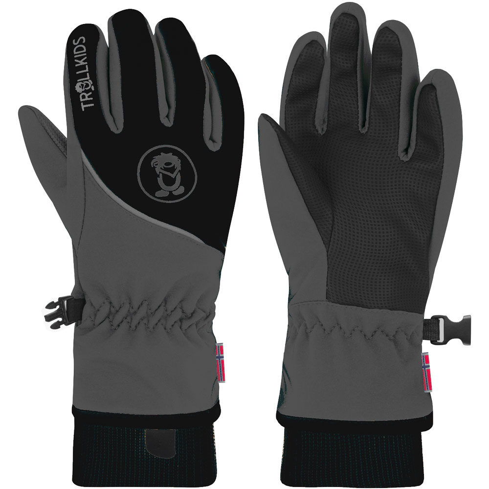 Trollkids - Trolltunga Fingerhandschuhe Kinder anthracite black