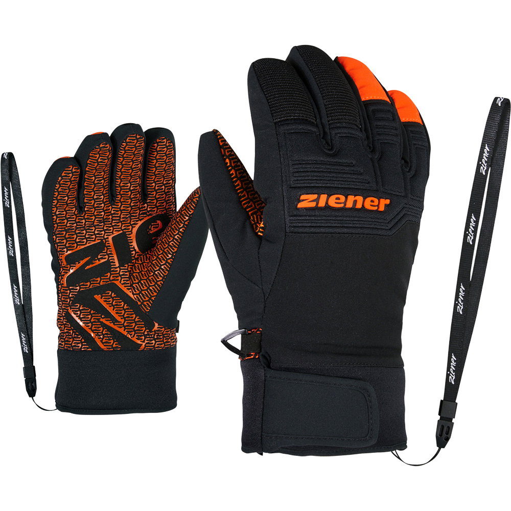 Ziener - Lanus AS® PR Handschuhe Kinder hellorange