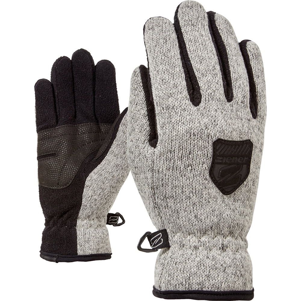Ziener - Limagiosso Strickfleece Handschuhe Jungen grey melange