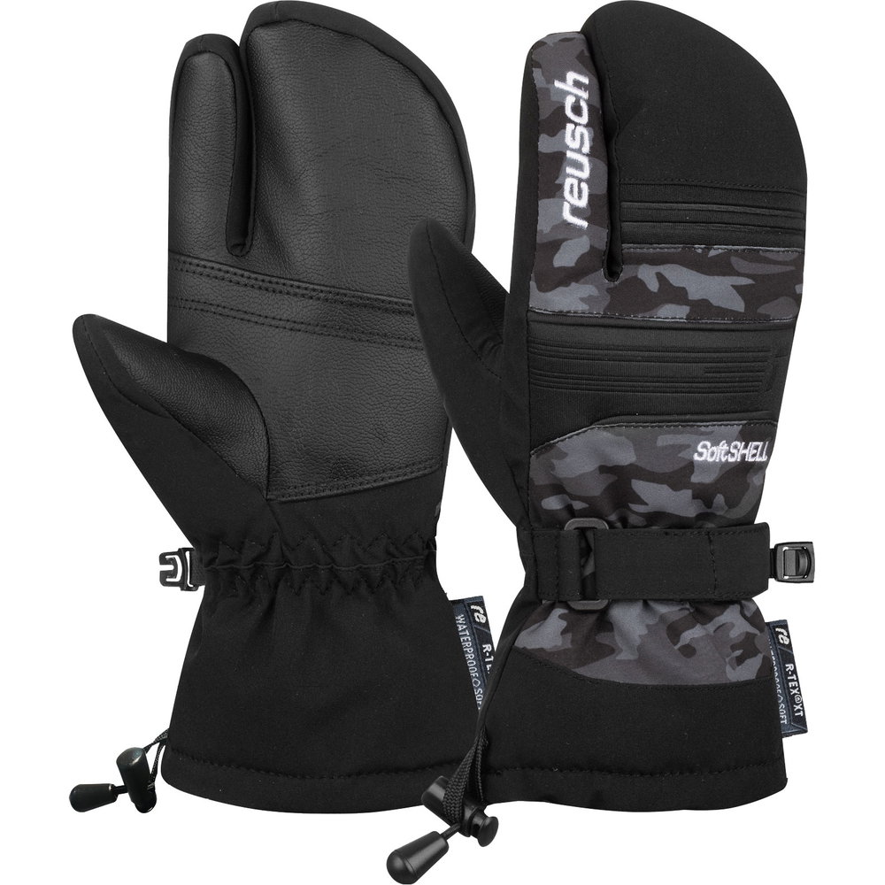 Reusch - Kondor R-TEX® XT Junior Lobster Softshellfäustlinge Kinder dark camo