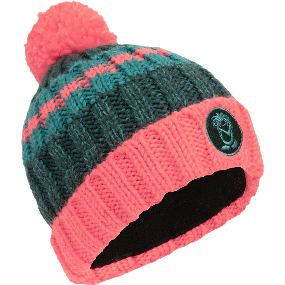 Trollkids - Troll Bobble Mütze Kinder coral pink