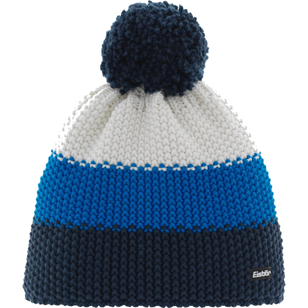 Eisbär - Star Pompon Mütze Kinder dark cobalt