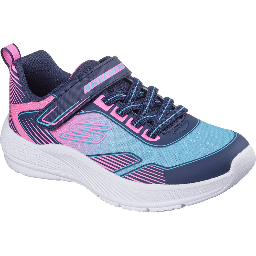 Skechers - Microspec Advance Sneaker Kinder blau
