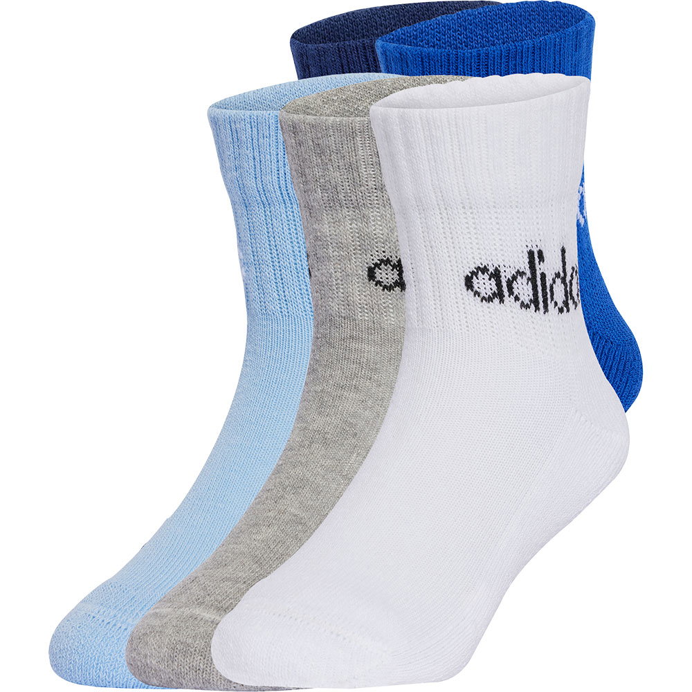adidas - Linear Ankle Socken 5 Paar Kinder dark blue