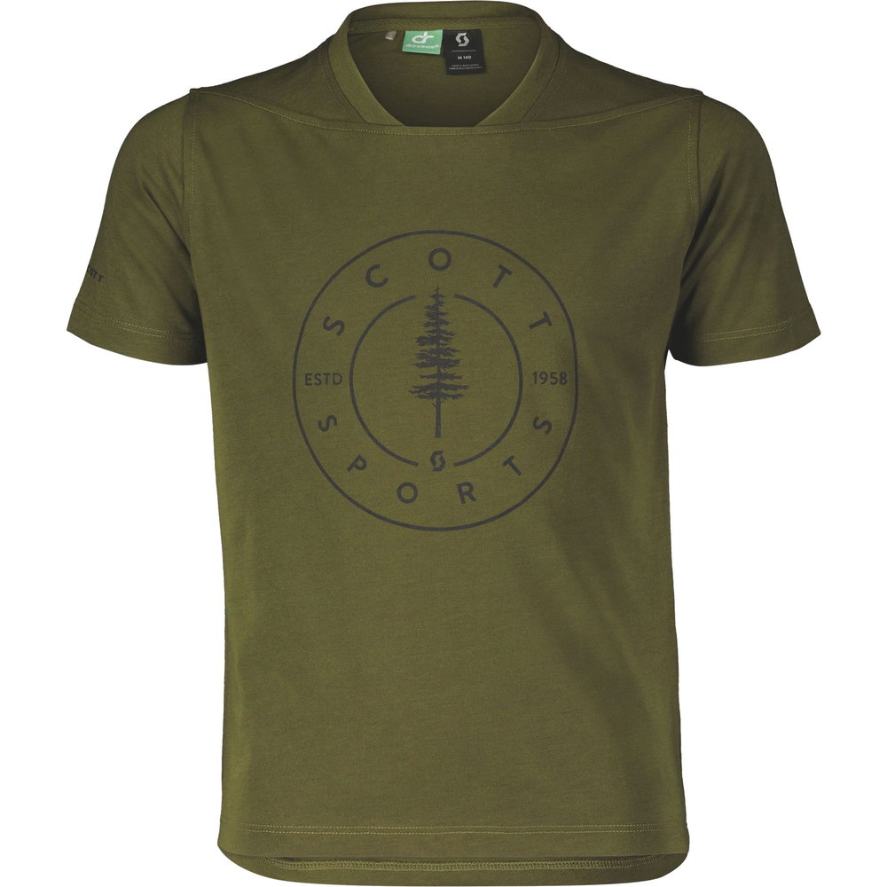 Scott - Jr Trail Flow 10 DRI Radtrikot Kinder fir green