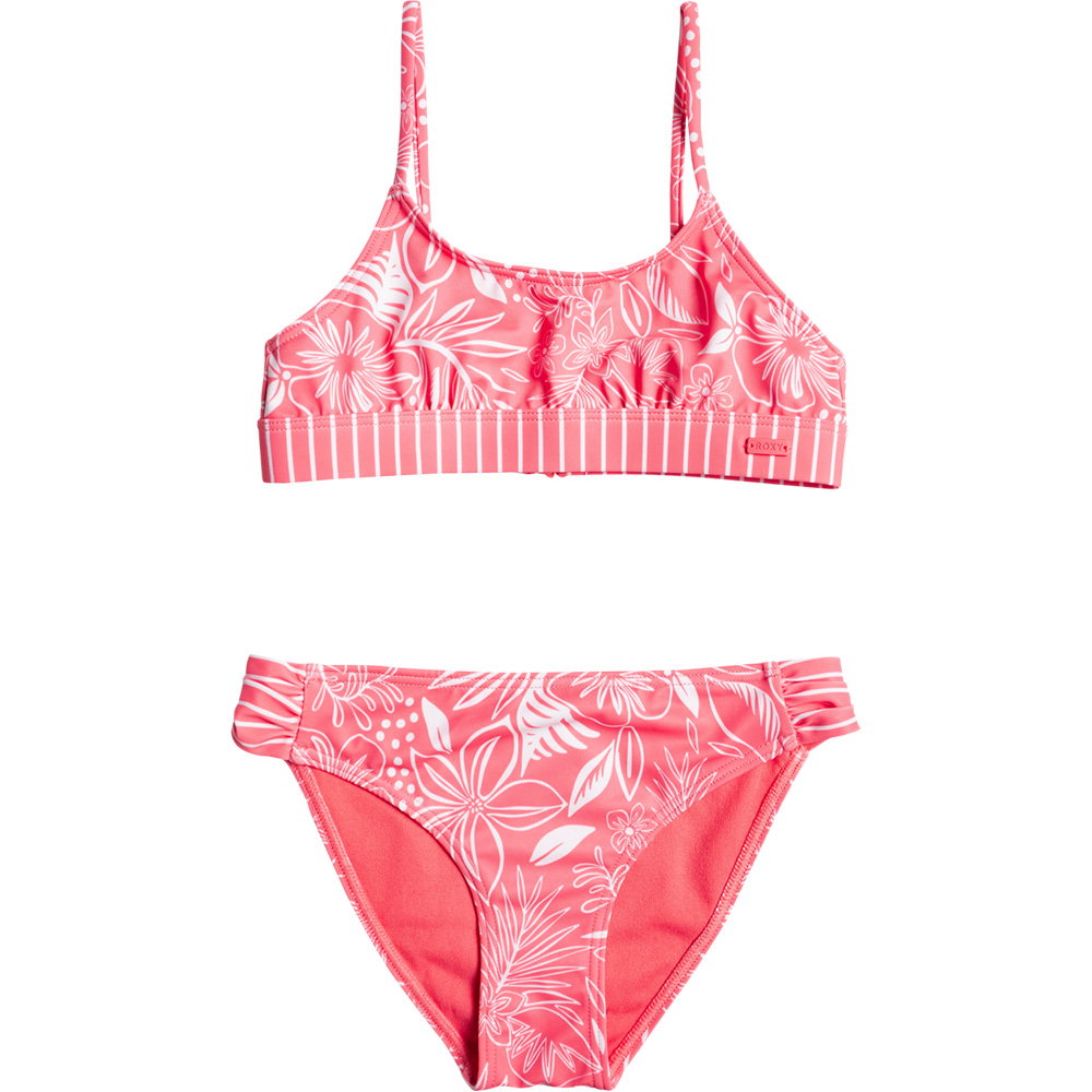 Roxy - Vacay For Life Bralette Bikini Mädchen sunkissed coral