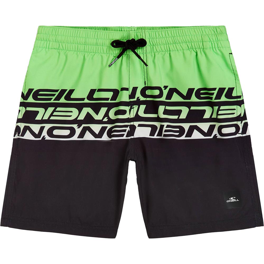 O'Neill - O'Neill Cali Stripe 14' Badehose Kinder green upside down