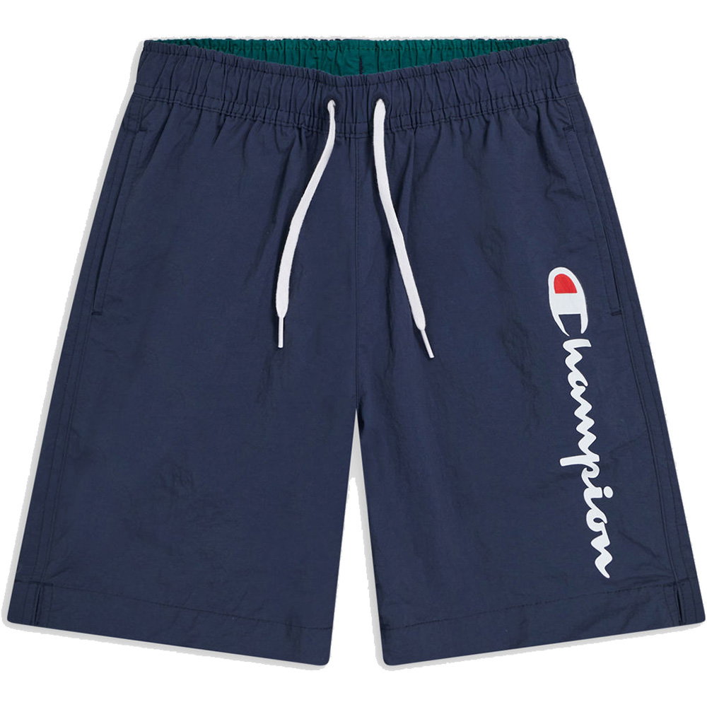 Champion - Large Logo Badeshorts Jungen navy