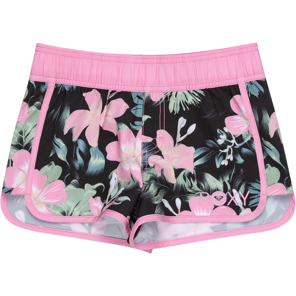 Roxy - Good Waves Only Shorts Mädchen anthracite shadow floral