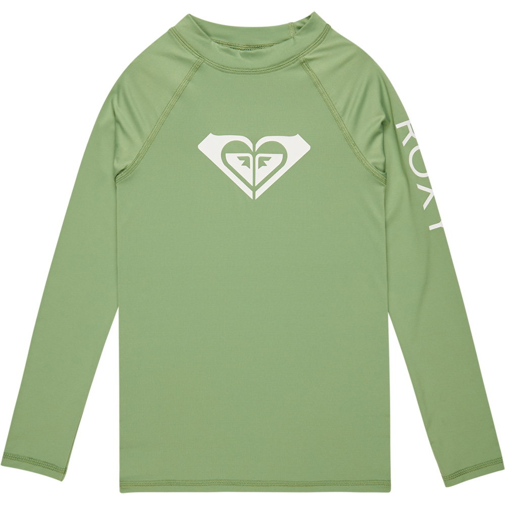 Roxy - Whole Hearted Rashguard Mädchen basil