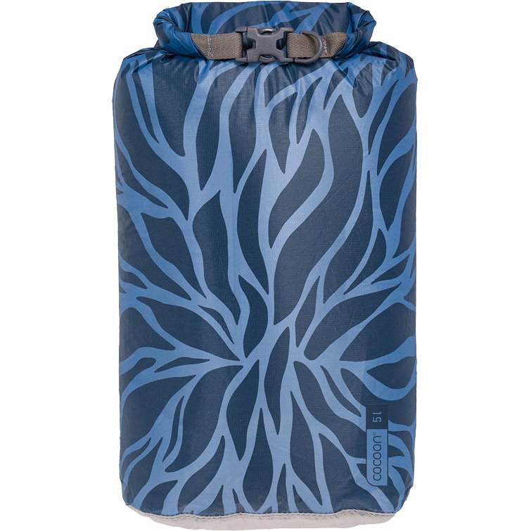 Cocoon - Drybag Hyperlight Packsack blue leaves