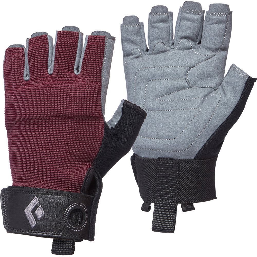 Black Diamond - Crag Halbfinger-Kletterhandschuh Damen bordeaux
